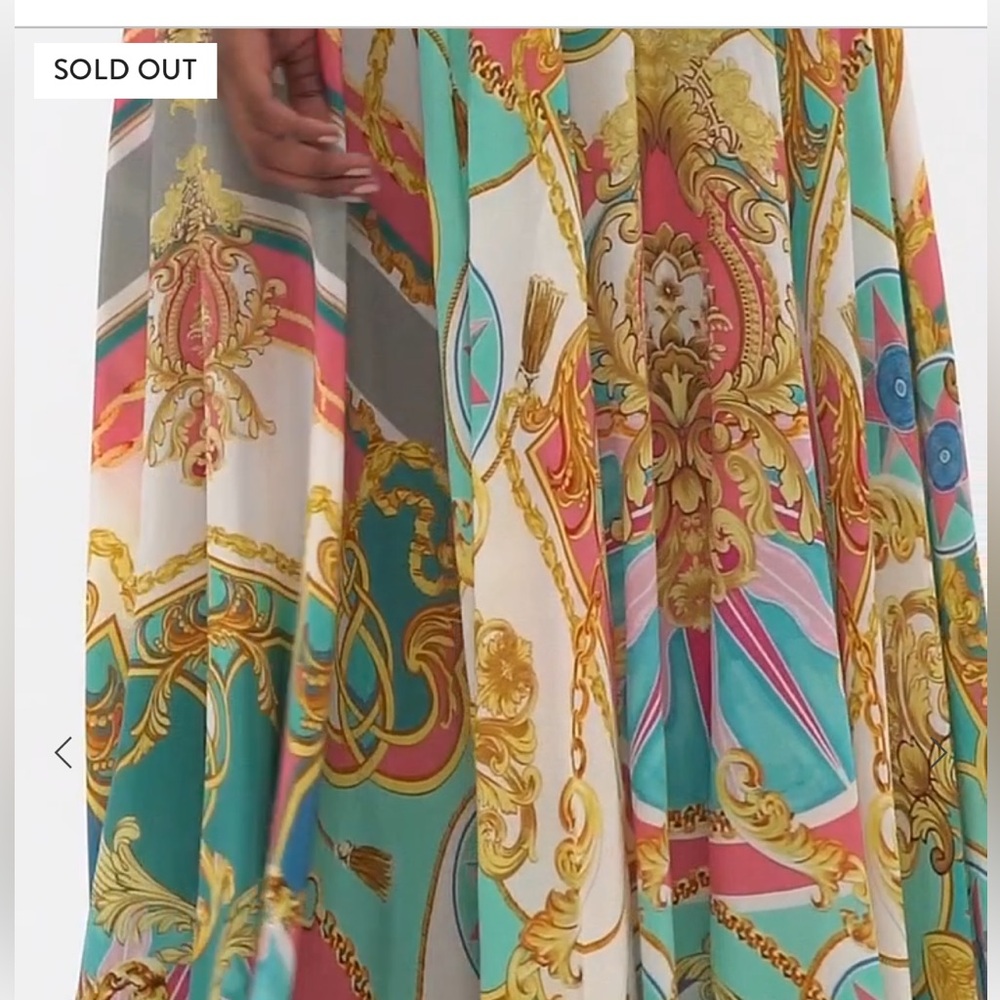 Camilla Sail Away with Me Print Silk Maxi Dress M like NEW - Picture 9 of 17